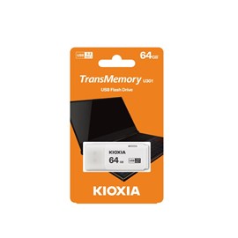 KIOXIA 64GB USB3.2 GEN1 BEYAZ USB BELLEK (LU301W064GG4)