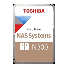 Toshiba HDWG31GUZSVA N300 3.5" 16TB 7200RPM 512MB NAS Hard Disk