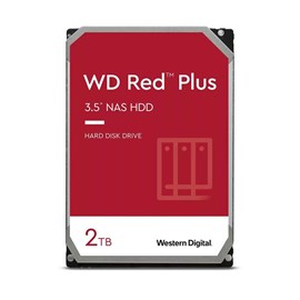 WD 2TB Red Plus 3.5" 5400RPM 64MB SATA3 WD20EFPX 7/24 NAS Diski