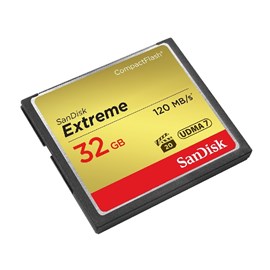 SANDISK SDCFXSB-032G-G46 120Mb/s Extreme 32GB Compact Flash Kart