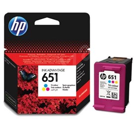 HP C2P11AE (651) 300 Sayfa Üç Renkli Mürekkep Kartuş