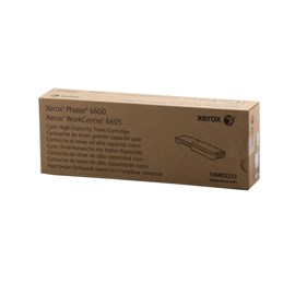 Xerox Phaser 6600-WorkCentre 6605 Yüksek Kapasiteli (6.000 Sayfa) Cyan Toner Kartuşu (106R02233)