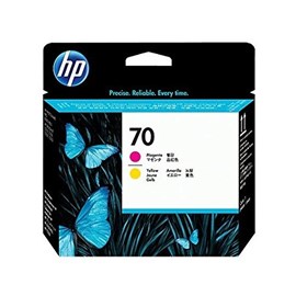 HP C9406A (70) Macenta (Kırmızı) Ve Sarı Baskı Kafası