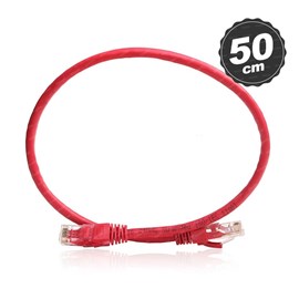 Dark 0.50M CAT6 CU AWG24/7 UTP Kırmızı Patch Network Kablosu DK-CB-NT6U50R