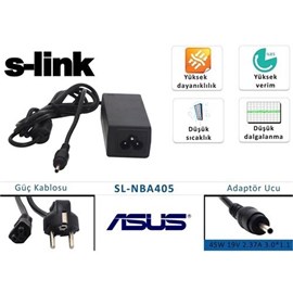 S-Link SL-NBA405 45W 19V 2.37A 3.0-1.1 Notebook Adaptör