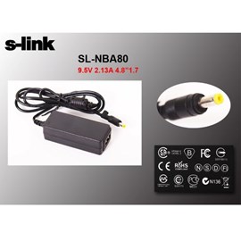 S-Link SL-NBA80 9.5V 2.315A 4.8*1.7 22W Asus Netbook Adaptörü