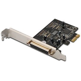 Digitus DS-30020-1 1 Port Paralel PCI Express Kart, 1 x Paralel (DB25 dişi), MCS9901 chipset'li, Low Profile braket'li