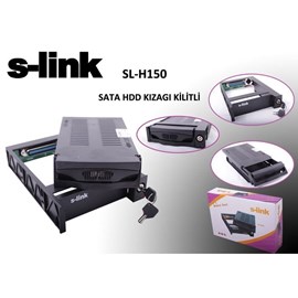 S-Link SL-H150 5.25" Yuva ile Uyumlu Sata 3.5" Kilitli Hdd Kızağı