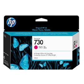 HP P2V63A (730) Macenta(Kırmızı) 130 ML Geniş Format Mürekkep Kartuşu