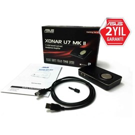 Asus Xonar U7 MKII 114dB SNR 7.1 Kanal Usb Gaming Ses Kartı