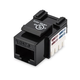 DIGITUS DN-93601 Cat6 Class E Keystone Jack Siyah Konnektor