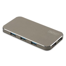 DIGITUS DA-70241 Usb 3.0 7 Port Mat Siyah Usb Çoklayıcı