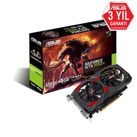 Asus Nvidia Geforce GTX1050 Ti 4GB DDR5 DX12 HDMI DVI-D DP PCI-E 3.0 128 Bit CERBERUS-GTX1050TI-A4G