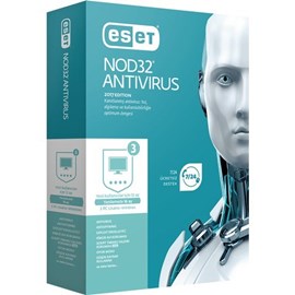 ESET NOD32 Antivirüs V10 Türkçe 3 Kullanıcı 1 Yıl Box (EAS-3K1Y)
