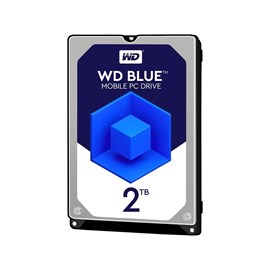 WD 2.5" Blue 2TB 5400Rpm 128MB SATA3 Notebook Disk WD20SPZX