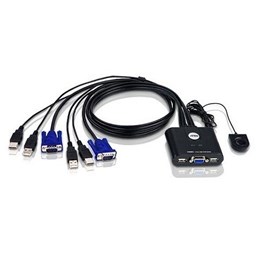 Aten CS22U 2 Port Mini USB Kvm Switch+Kablo