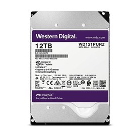 WD Purple 3.5" 12TB 7200RPM 256MB Sata3 WD121PURZ 7/24 Güvenlik Kamerası Diski