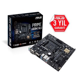 ASUS Prime A320M-C R2.0 Amd A320 Soket AM4 DDR4 3200Mhz HDMI/DVI-D RGB MATX Anakart