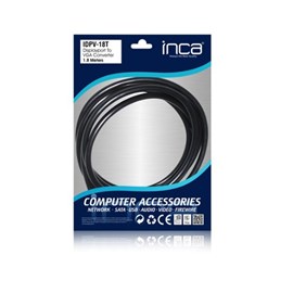 Inca IDPV-18T 1.8 Metre DisplayPort To Vga Çevirici Kablo
