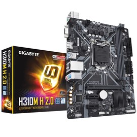 GIGABYTE Intel H310M H 2.0 1151P DDR4 SES GLAN HDMI/VGA SATA3 USB3.1 mATX Anakart