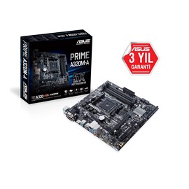 ASUS Amd PRIME A320M-A AM4 A320 DDR4 D-Sub DVI HDMI mATX Anakart