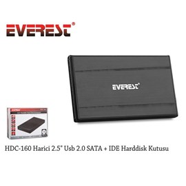 Everest HDC-160 Harici 2.5 Usb 2.0 SATA + IDE Harddisk Kutusu
