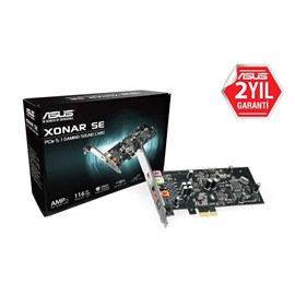 ASUS XONAR_SE PCI EXPRESS 5.1 KANAL 116DB OYUNCU SES KARTI