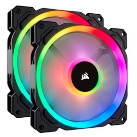 Corsair LL140 RGB 140mm Dual Light Loop RGB Led 2 Fan Pack Light Node PRO (CO-9050074-WW) Kasa Fanı