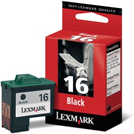 Lexmark 10N0016E No:16 Siyah Kartuş