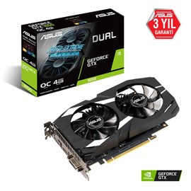 ASUS Geforce GTX1650 4GB GDDR5 128BIT HDMI/DP/DVI (DUAL-GTX1650-O4G) Ekran Kartı