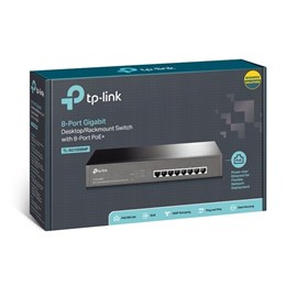 TP-LINK TL-SG1008MP 8 Port Gigabit Desktop/Rackmount + 8 Port PoE Yönetilemez Switch