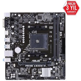 ASUS PRIME A320M-R AMD A320 Soket AM4 DDR4 SATA 6.0 Gb/s uATX ANAKART