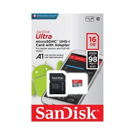 Sandisk SDSQUAR-016G-GN6MN 16Gb Ultra Micro Sdhc Hafıza Kartı