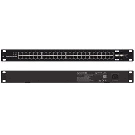 UBIQUITI UBNT Ubiquiti EdgeSwitch (ES-48-500W) 48 Port Gigabit-2 SFP + 2SFP + Yönetilebilir PoE+ Switch