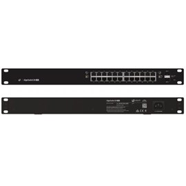 UBIQUITI UBNT Ubiquiti EdgeSwitch (ES-24-250W) 24 Port Gigabit-2 SFP Yönetilebilir PoE+ Switch