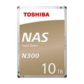 TOSHIBA N300 3.5" 10TB 256MB Cache 7200 RPM SATA 3 Nas Disk (HDWG11AUZSVA)