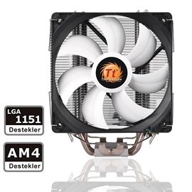 THERMALTAKE Contac Silent 12cm Sessiz (LNC) AM4 ve İntel/AMD Uyumlu İşlemci Fanı (CL-P039-AL12BL-A)