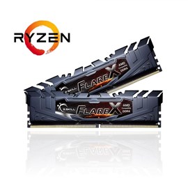 GSKILL Flare X 16 GB (2x8GB) 3200 MHz DDR4 CL16 AMD Ryzen Uyumlu PC Ram F4-3200C16D-16GFX 1.35V