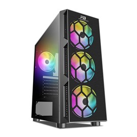 POWER BOOST VK-D501M 650W 80+ USB 3.0 ATX Mesh Single Ring Rainbow Fan Gaming Kasa (JBST-VKD501M)