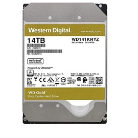 WESTERN DIGITAL Gold 3.5" 14TB 256MB Cache 7200 RPM SATA 3 Harddisk (WD141KRYZ)