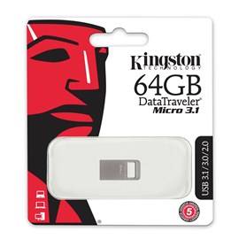 Kingston 32GB DTMICRO 3.1/3.0 Metal USB Bellek DTMC3/64GB
