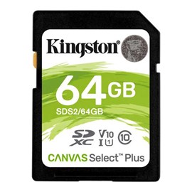 Kingston 64GB SDXC Canvas Select Plus Hafıza Kartı SDS2/64GB