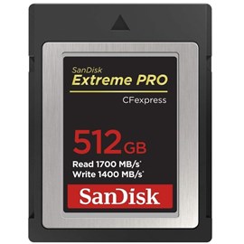 SANDISK EXT PRO SDCFE-512G-GN4NN 1700/1400 MB/s 512 GB CFEXPRESS KART
