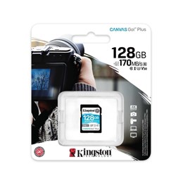 KINGSTON 128GB SD Canvas Go+ SDG3/128GB SD Kart