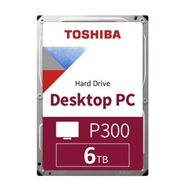 TOSHIBA 6TB P300 5400Rpm 128MB SATA3 PC Diski (HDWD260UZSVA)