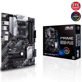 ASUS PRIME B550-PLUS AMD B550 Soket AM4 DDR4 4600MHz O.C M.2 Anakart
