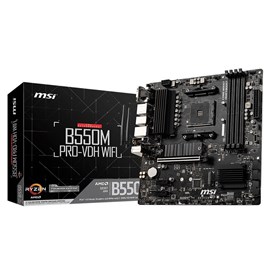 MSI B550M PRO-VDH WIFI Amd B550 Soket AM4 DDR4 4400 OC M2 Anakart