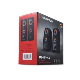 Rampage RMS-X9 2.0 RGB 1+1 Gaming Hoparlör