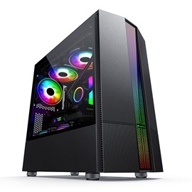 GAMEBOOSTER GB-M201B ARGB 600W 80+ USB 3.0 ARGB Mini Tower Kasa