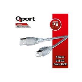 QPORT Q-PR5 USB 2.0 5 MT YAZICI KABLOSU